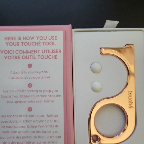 Antimicrobial touch tool key chain - Picture 2 of 6